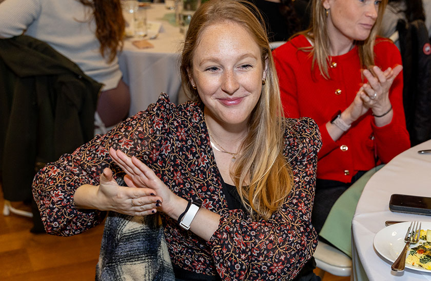 Photo of a woman smiling. Links to Gifts of Real Estate